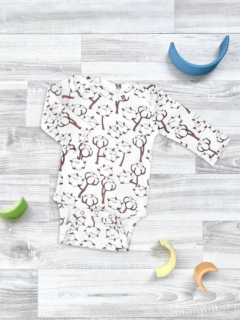 6256475_СОВ__1_ Боди Mjolk Хлопок с длинным рукавом 1