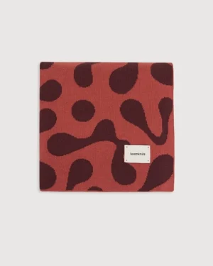 Плед детский Loomknits Корица-бордо (100х100 см) 4