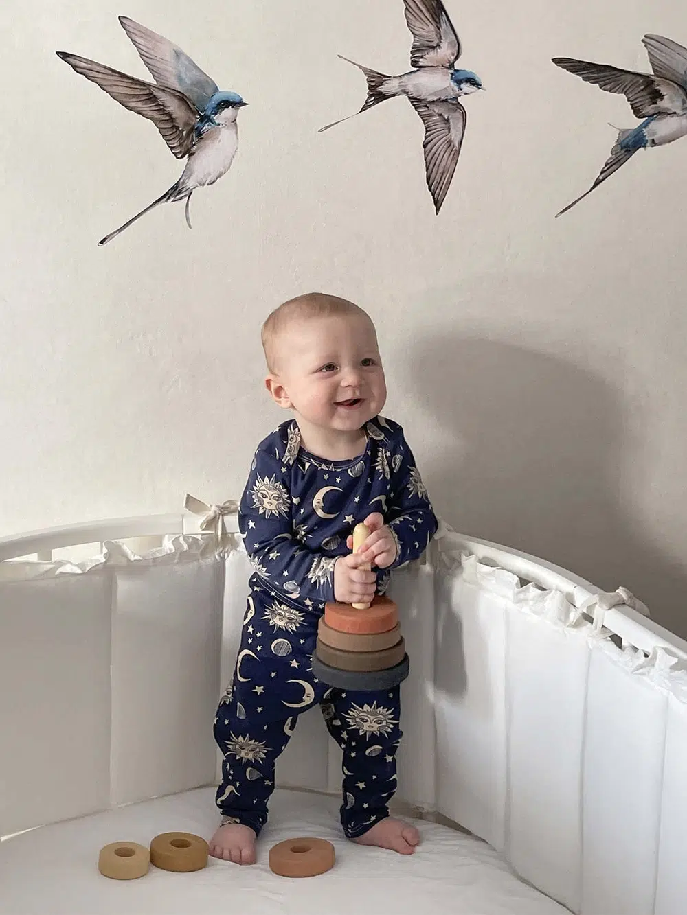 Боди Mjolk Солнце и Луна с длинным рукавом 2