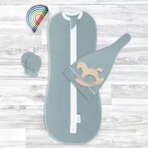 Комплект для новорождённого Mjolk (пеленальный кокон, шапочка, антицарапки)(3-6 кг) 3