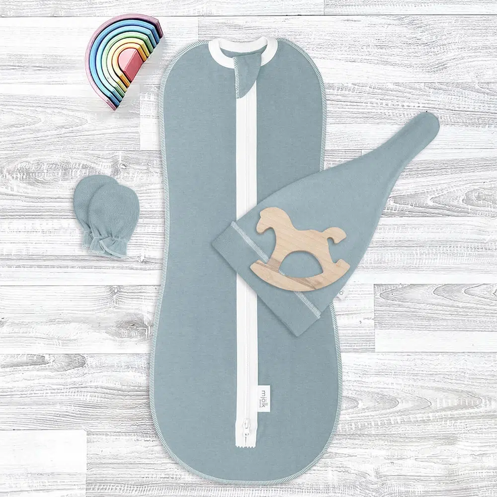 Комплект для новорождённого Mjolk (пеленальный кокон, шапочка, антицарапки)(3-6 кг) 1