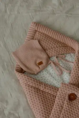 Шапка детская Loomknits Elf Пудровый 4