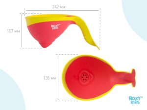 Ковш для ванны Roxy Kids Flipper с лейкой в обечайке 16