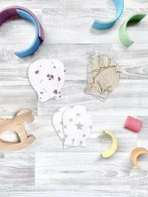 Рукавички антицарапки Mjolk сет из 3х пар 3