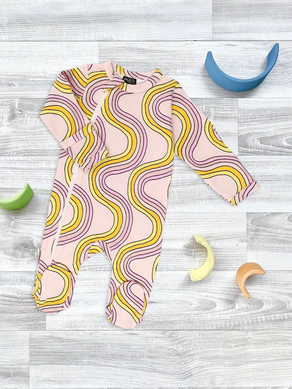 Комбинезон Mjolk Sleep and Play Радуга 1