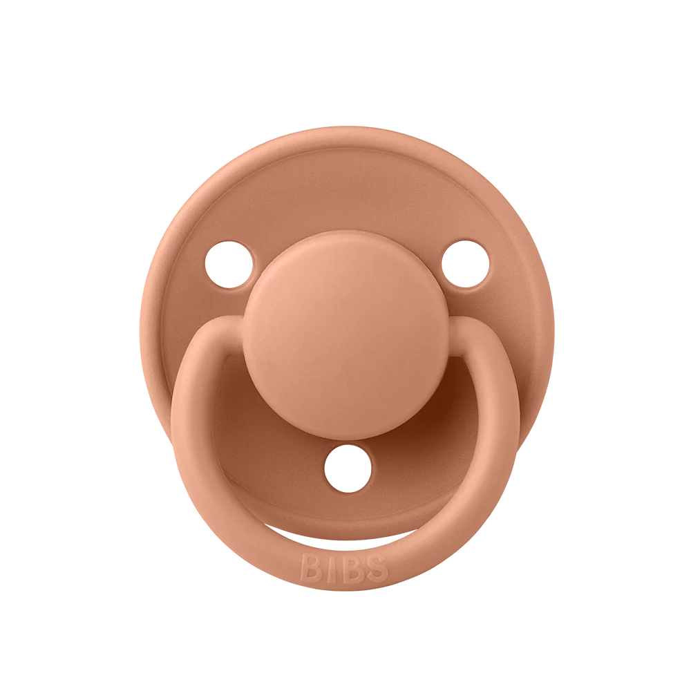 Пустышка латексная BIBS De Lux - Peach, 0+ мес. 1