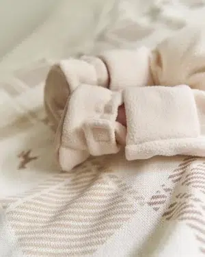 Пинетки детские Loomknits Молочный (10-11 см, 3-6 мес) 4