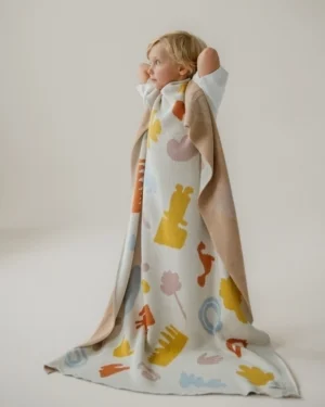 4 Плед детский Loomknits Экрю new (80x120) 4