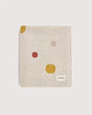 9 Плед детский Loomknits Экрю конфетки (80x120) 4