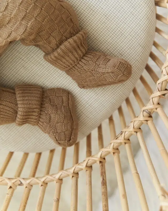 Пинетки текстурные детские Loomknits 2