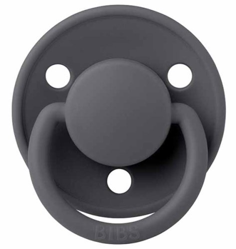 Пустышка латексная BIBS De Lux Latex Iron 0+ мес. 1