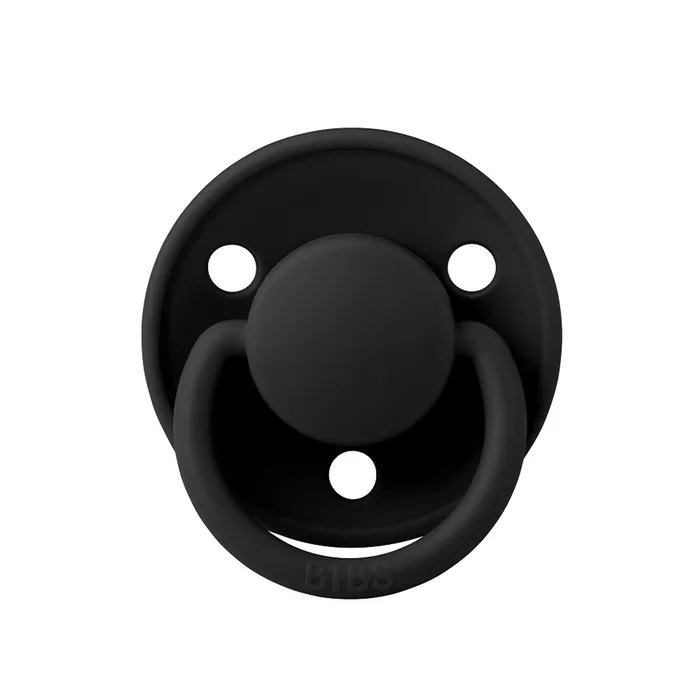 Пустышка латексная BIBS De Lux Latex Black 0+ мес. 1
