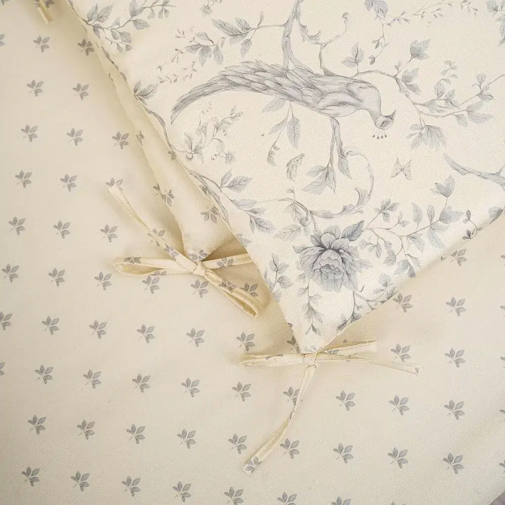 Набор для прямоугольной к-ти 6 пр. Lapetti "Райский сад" цв.сливочный 11