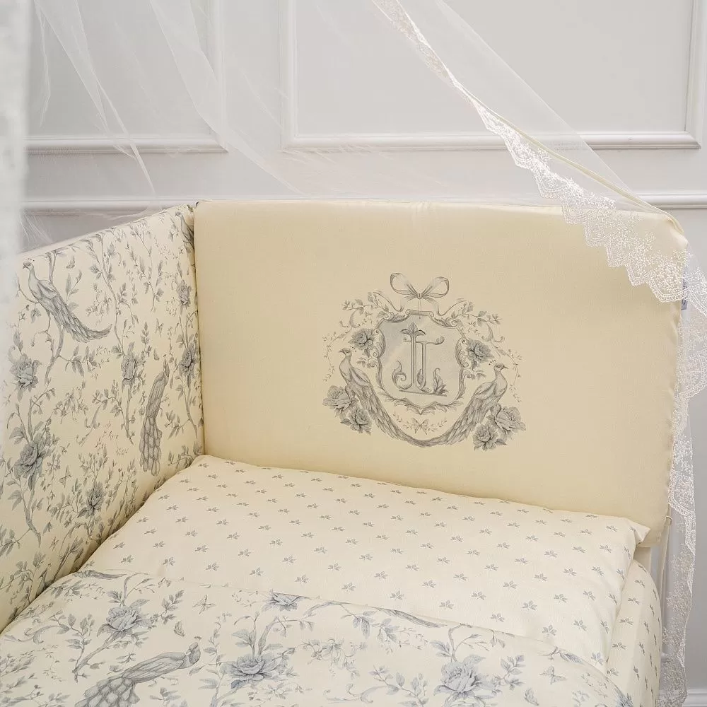 Набор для прямоугольной к-ти 6 пр. Lapetti "Райский сад" цв.сливочный 3