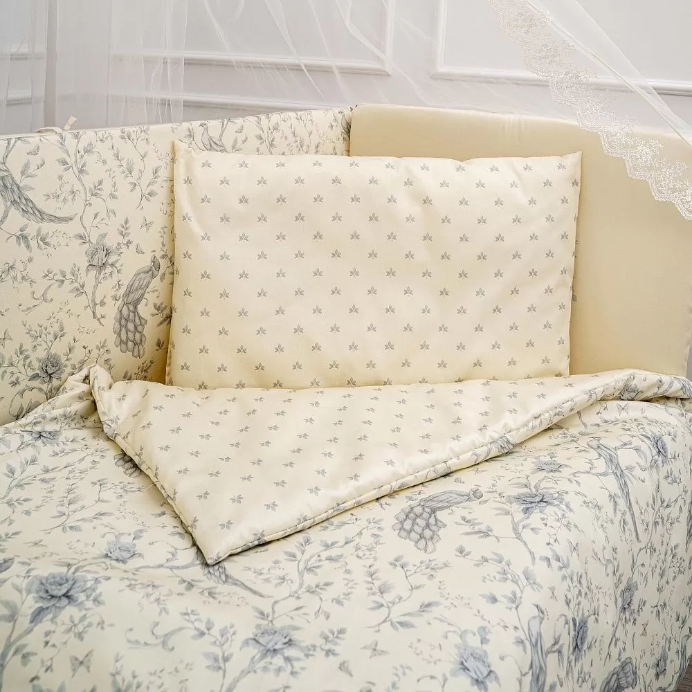 Набор для прямоугольной к-ти 6 пр. Lapetti "Райский сад" цв.сливочный 8