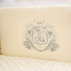 Набор для прямоугольной к-ти 6 пр. Lapetti "Райский сад" цв.сливочный 16