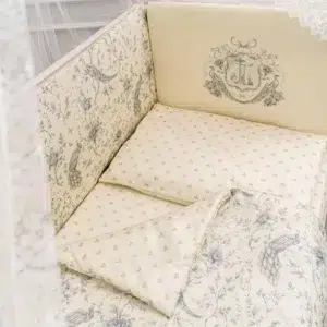 Набор для прямоугольной к-ти 6 пр. Lapetti "Райский сад" цв.сливочный 18