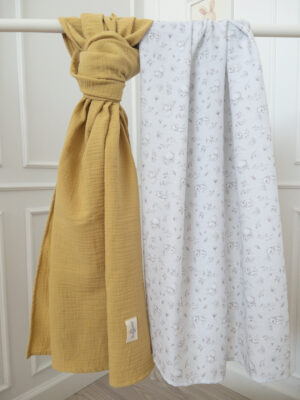 Набор пеленок из муслина 2 шт. Lapetti "Кролик Лаппин" 3