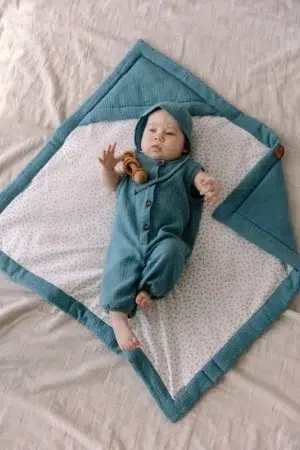 Конверт детский Loomknits лето (Бирюзовый) 4