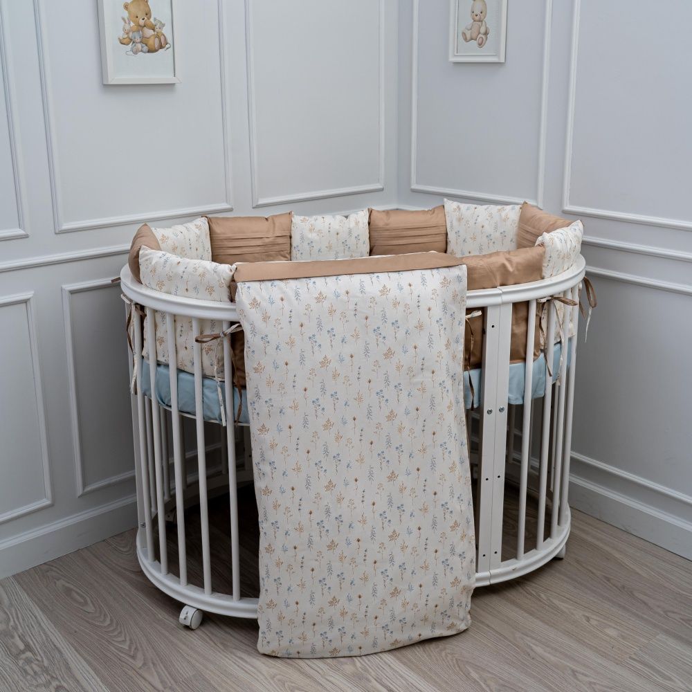 Комплект из 6 предметов Lappetti "Летняя история" для овал.кровати 1