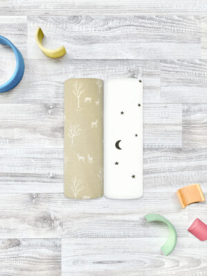 Сет из 2х пелёнок Mjolk (120см*85см) 10