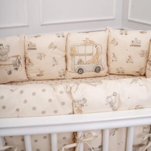 Кпб 6 предметов для овальной и круглой кроватки "Письмо другу" 17