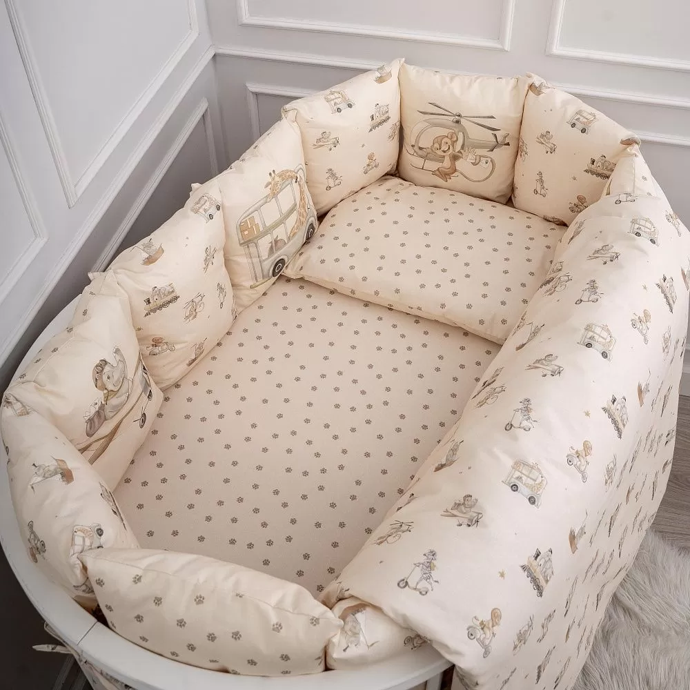 cc6c4iw3odgrd3143fxjwxwmpmezpl89 Кпб 6 предметов для овальной и круглой кроватки "Письмо другу" 7