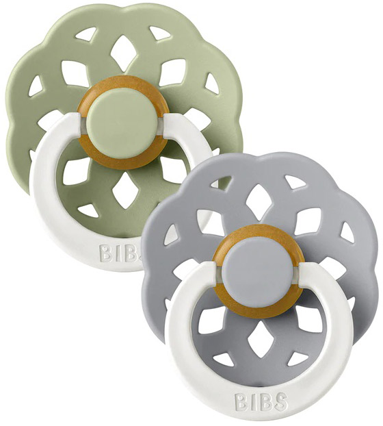 Набор BIBS Boheme Glow: Sage/Cloud, 0-6 месяцев 1