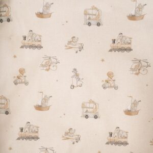 Кпб 6 предметов для овальной и круглой кроватки "Письмо другу" 24