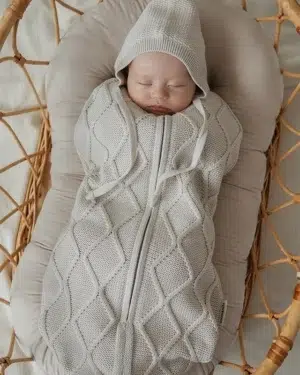 Кокон Loomknits детский Oliver Топленое молоко 4