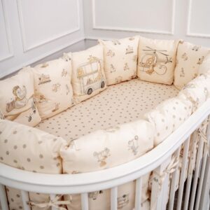 Кпб 6 предметов для овальной и круглой кроватки "Письмо другу" 15