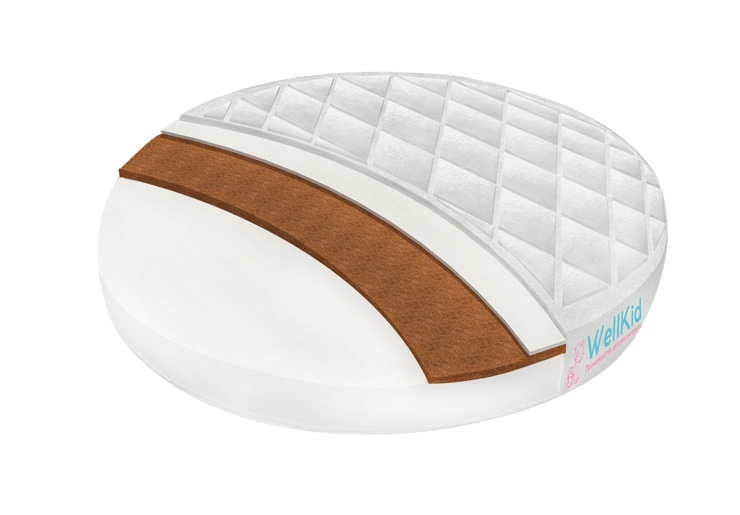 Матрас круглый "Львёнок" 75*75 1