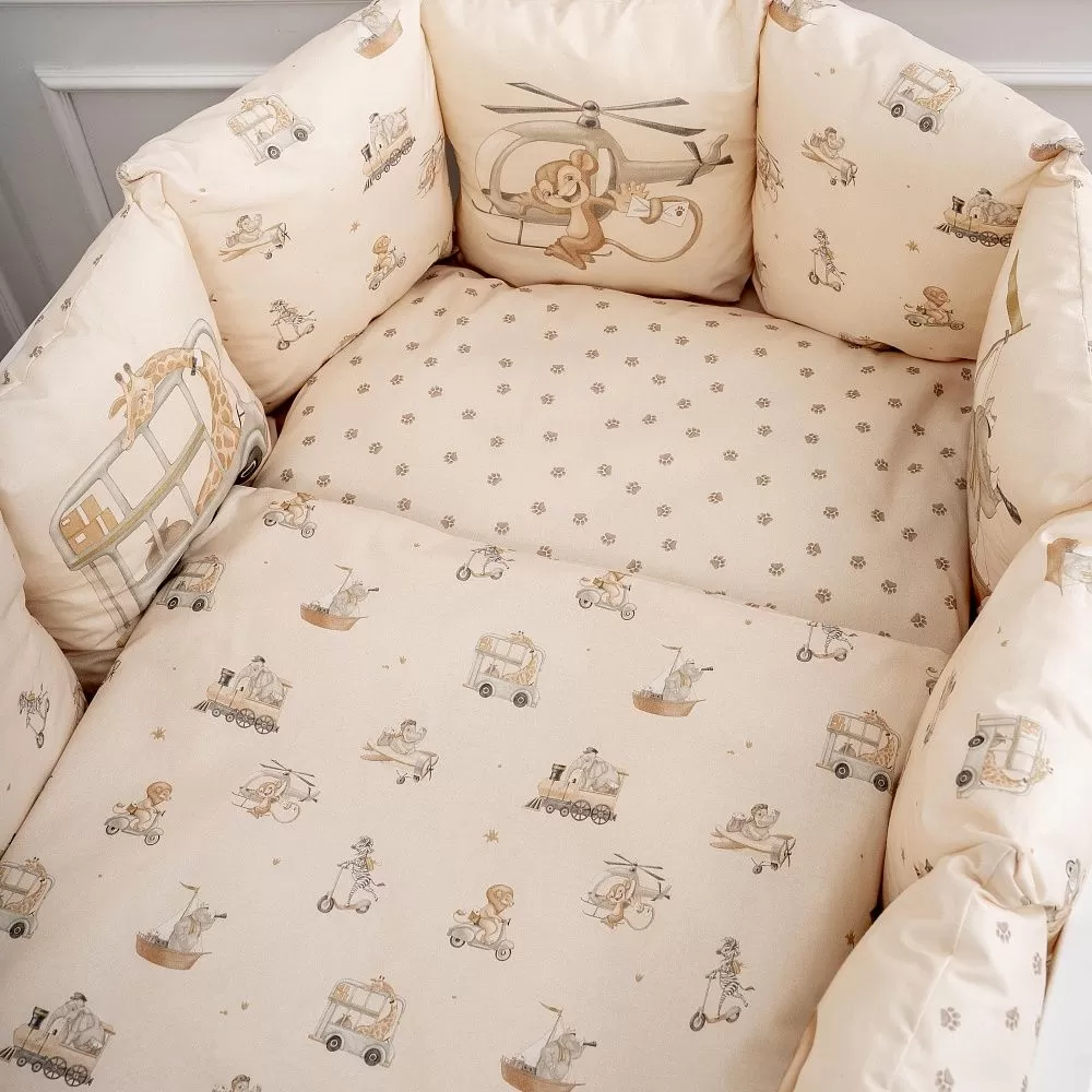 yp1sbj3mwl92l24ldqs42z17jo8wibck Кпб 6 предметов для овальной и круглой кроватки "Письмо другу" 9