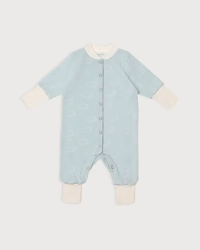 Комбинезон детский Loomknits (Голубой с принтом) 1