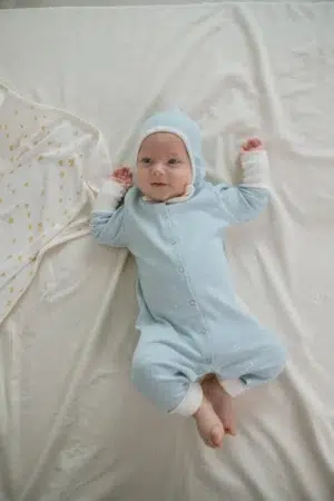 Комбинезон детский Loomknits (Голубой с принтом) 6