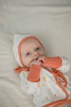 Чепчик детский Loomknits Молочный 6