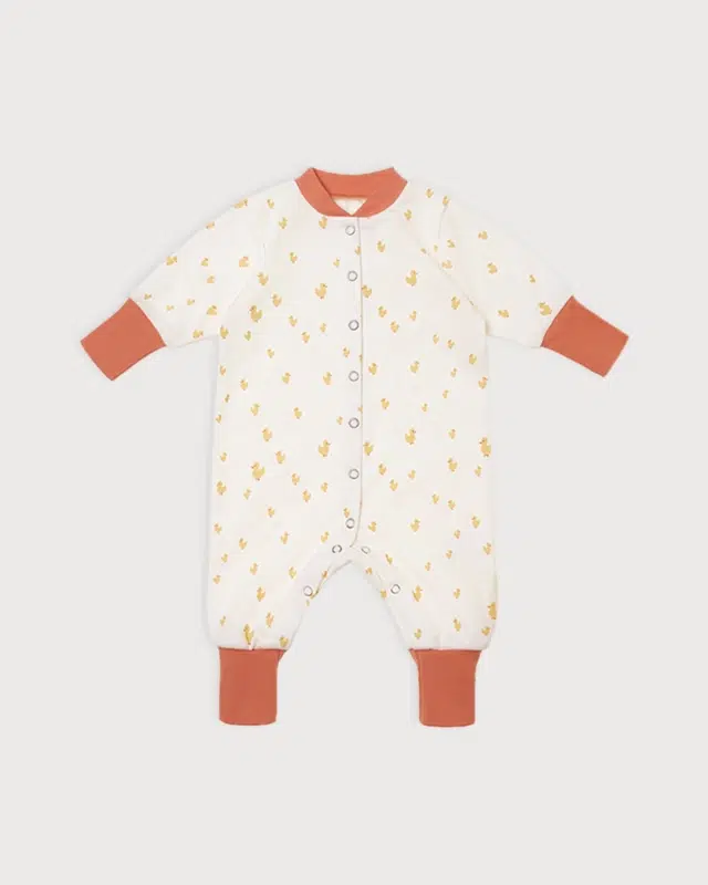 6 (1) Комбинезон детский Loomknits (Молочный) 1