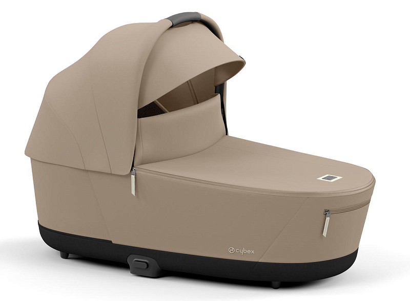 Коляска 2 в 1 Cybex Priam IV Cozy Beige рама Rosegold 19