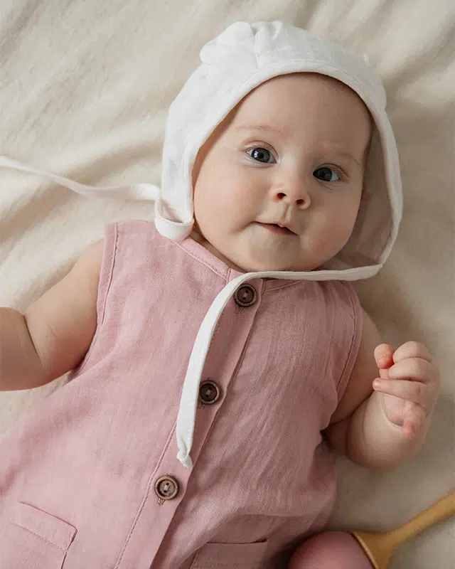 Комбинезон детский из муслина Loomknits (Розовый) 3