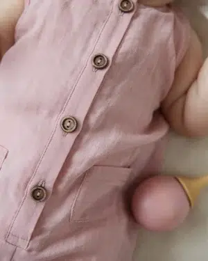 Комбинезон детский из муслина Loomknits (Розовый) 6