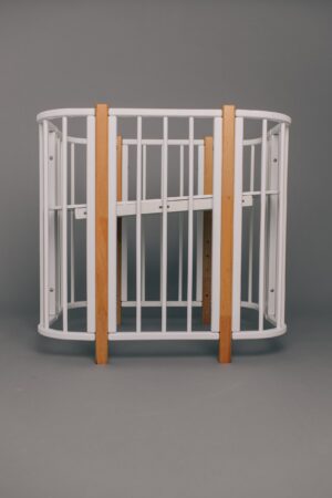 56378940 Кроватка КАРАМЕЛЬ с комплектом матрасов и маятником 19