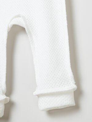 A00033 Ползунки BUNGLY "Молоко" из ажурного хлопка 0+ 10