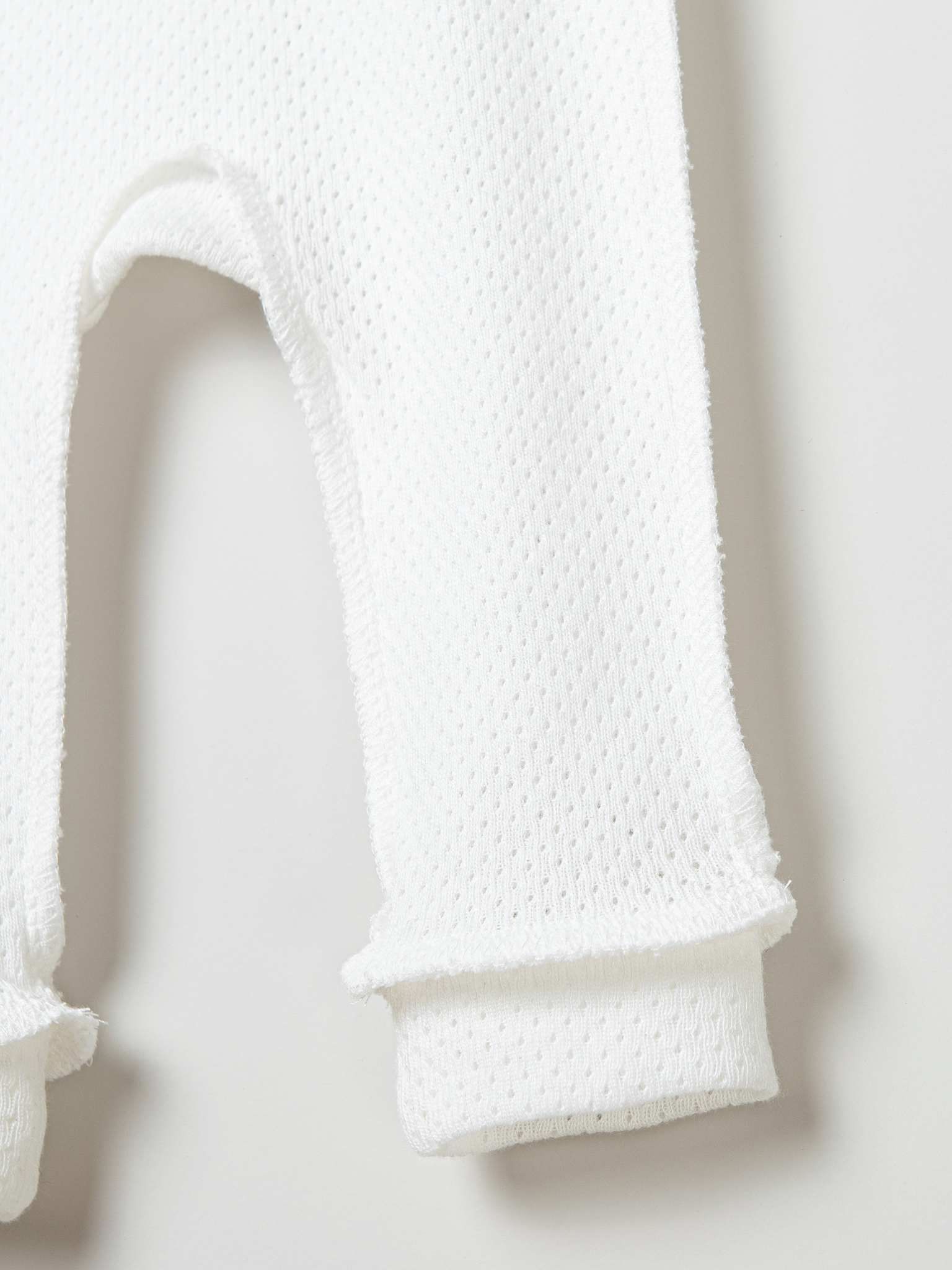 A00033 Ползунки BUNGLY "Молоко" из ажурного хлопка 0+ 4