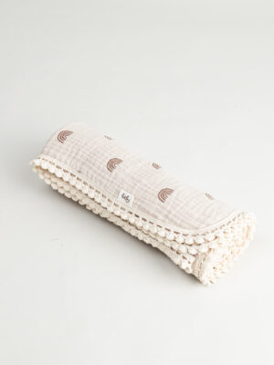 Плед муслиновый BUNGLY "Радуга" 8