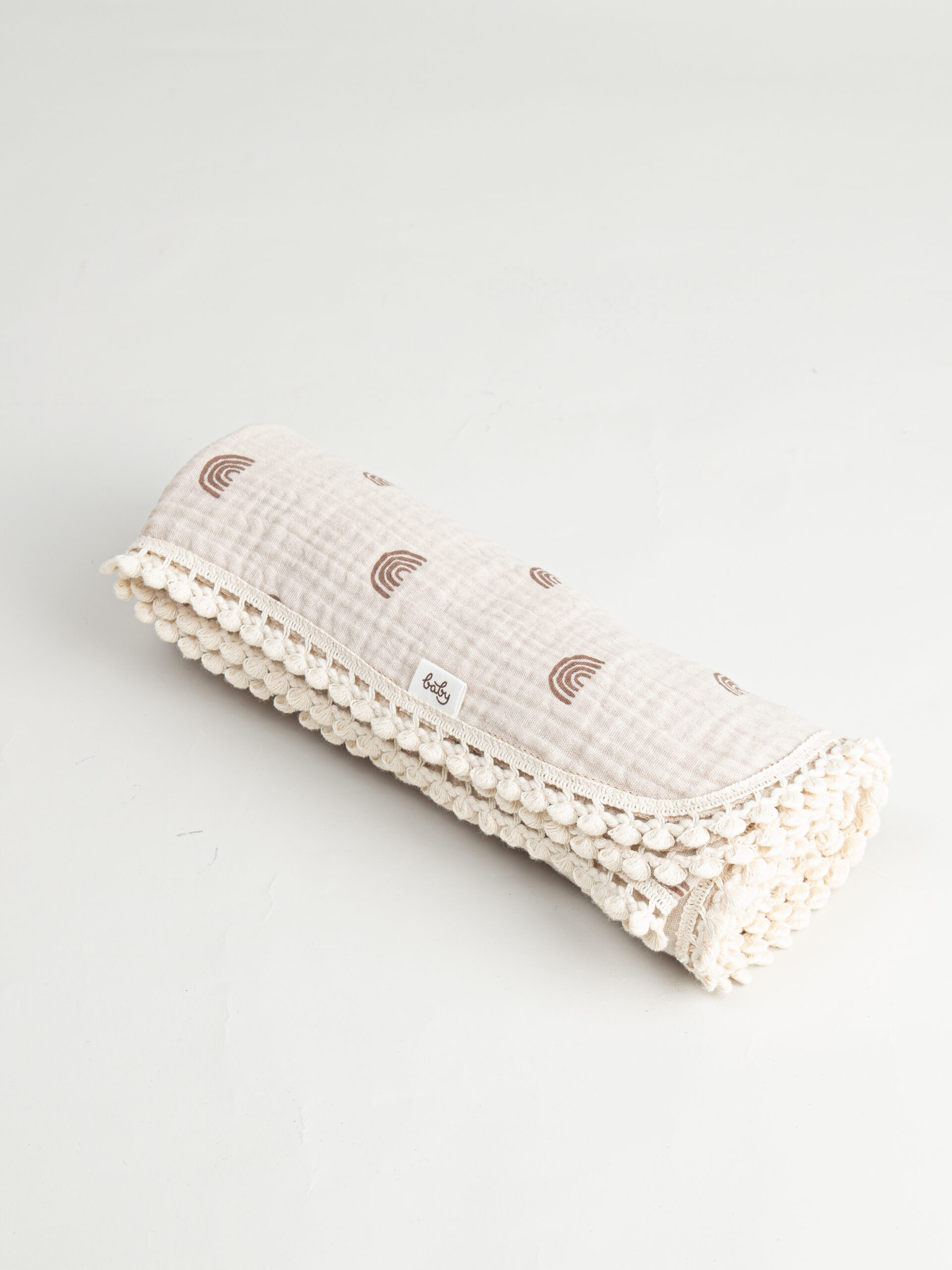 Плед муслиновый BUNGLY "Радуга" 2