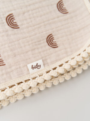 Плед муслиновый BUNGLY "Радуга" 10