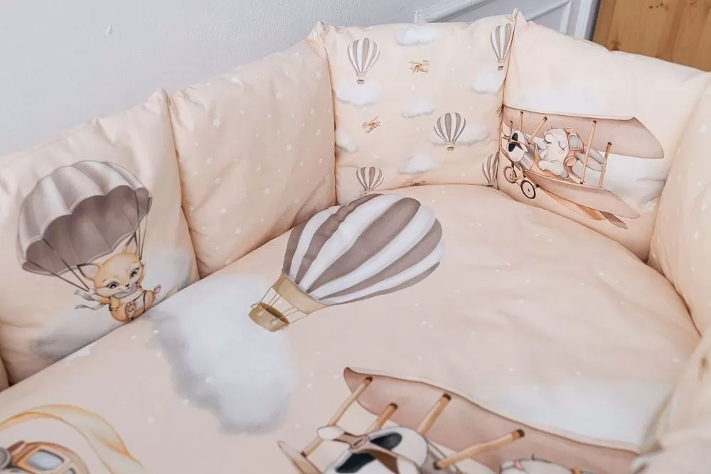 Комплект 6 пр. для прямоугольной кроватки "Навстречу приключениям" 4