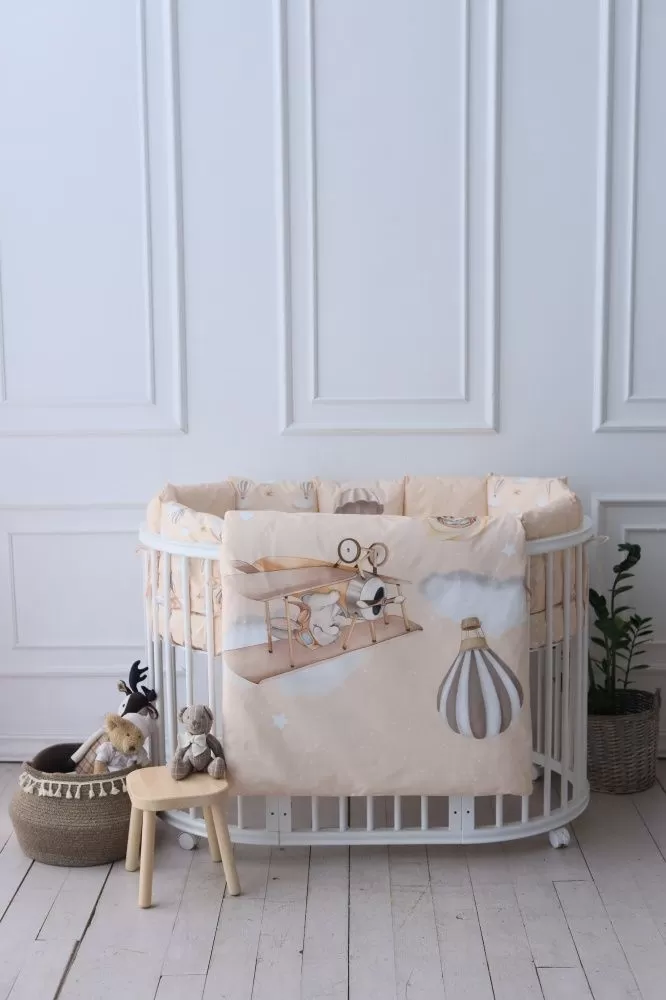 Комплект 6 пр. для прямоугольной кроватки "Навстречу приключениям" 1