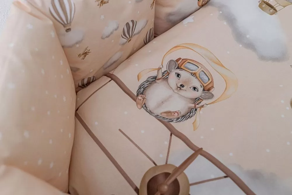 Комплект 6 пр. для прямоугольной кроватки "Навстречу приключениям" 3