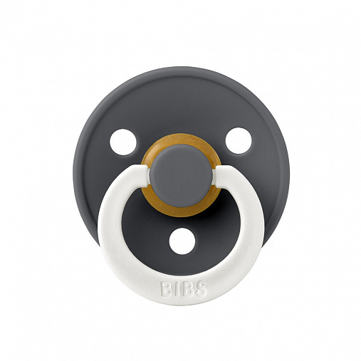 Пустышка латексная BIBS Colour Iron Glow 18+ мес. 1
